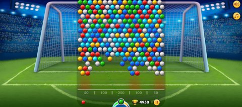 Bubble Shooter Soccer 2 - Screenshot